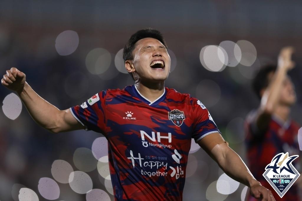 본문 이미지 - K리그2 득점 선두에 오른 조영욱(한국프로축구연맹 제공)