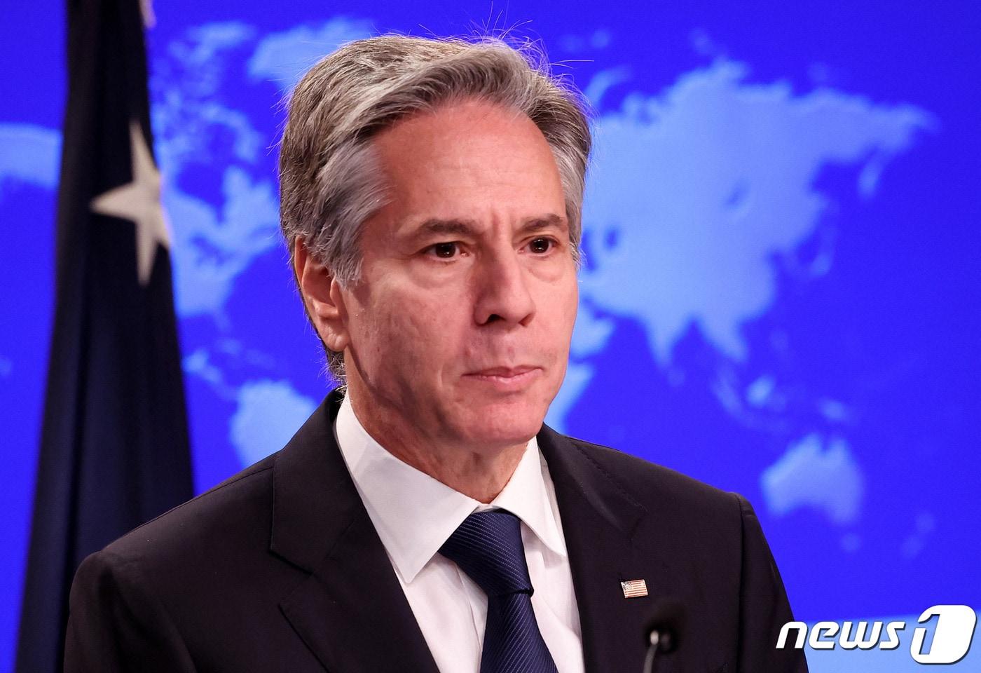 본문 이미지 - 토니 블링컨 미국 국무장관. 2023.8.16 ⓒ AFP=뉴스1 ⓒ News1 우동명 기자