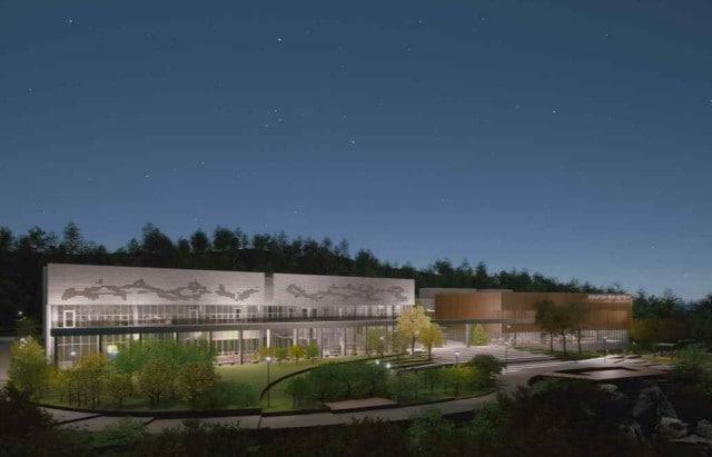 본문 이미지 - 고운뜰공원에 들어설 세종시립박물관 야간 투시도. (세종시 제공) / 뉴스1