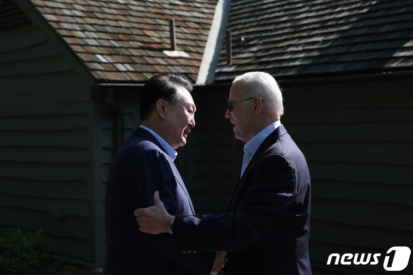 본문 이미지 - 윤석열 대통령과 조 바이든 미국 대통령. (대통령실 제공)/뉴스1 ⓒ News1 오대일 기자