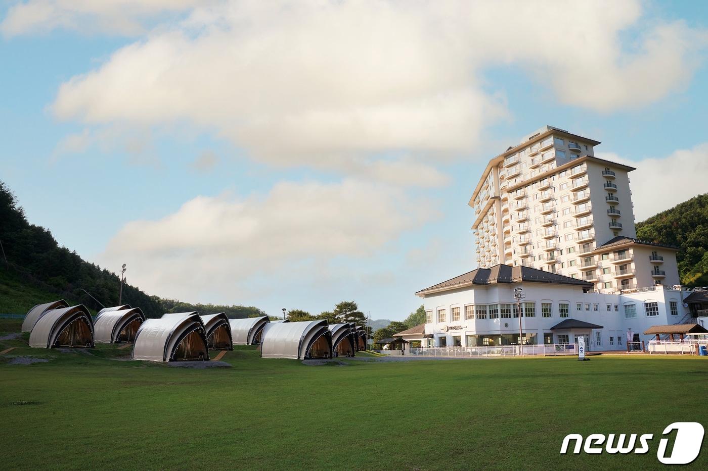 엘리시안 강촌 캠핑파크.(엘리시안 강촌 리조트 제공)/뉴스1