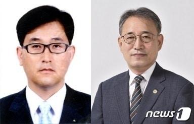 본문 이미지 - 유수남 전 충북교육청 감사관(왼쪽)과 김상열 전 단재교육연수원장./뉴스1