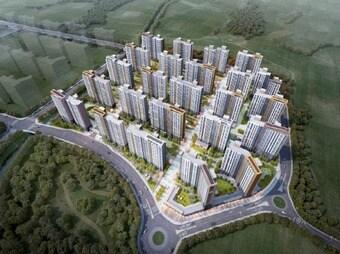 본문 이미지 - 첨단 제일풍경재 조감도. /제일건설 제 