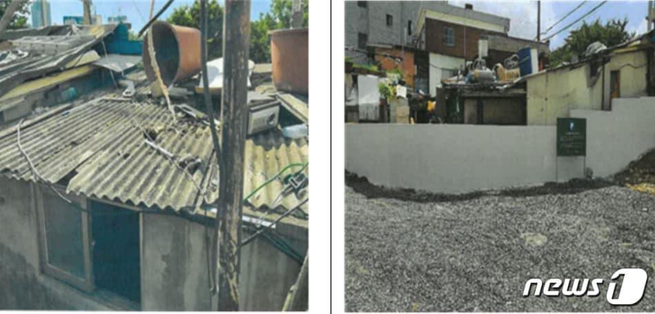 본문 이미지 - 대구 수성구 빈집정비사업에 동참한 사례.왼쪽은 정비 전, 오른쪽은 정비 후 모습(대구 수성구 제공)