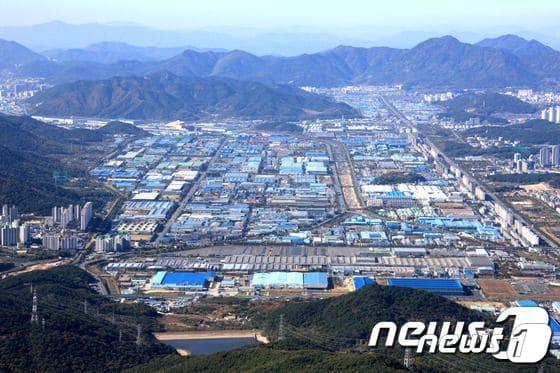 본문 이미지 - 경남 창원국가산단 전경/뉴스1 DB