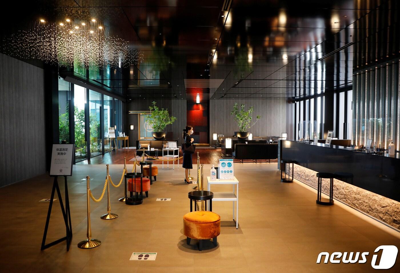 일본 도쿄에 위치한 호텔 내부 모습. 2020.06.20. ⓒ 로이터=뉴스1 ⓒ News1 정윤영 기자