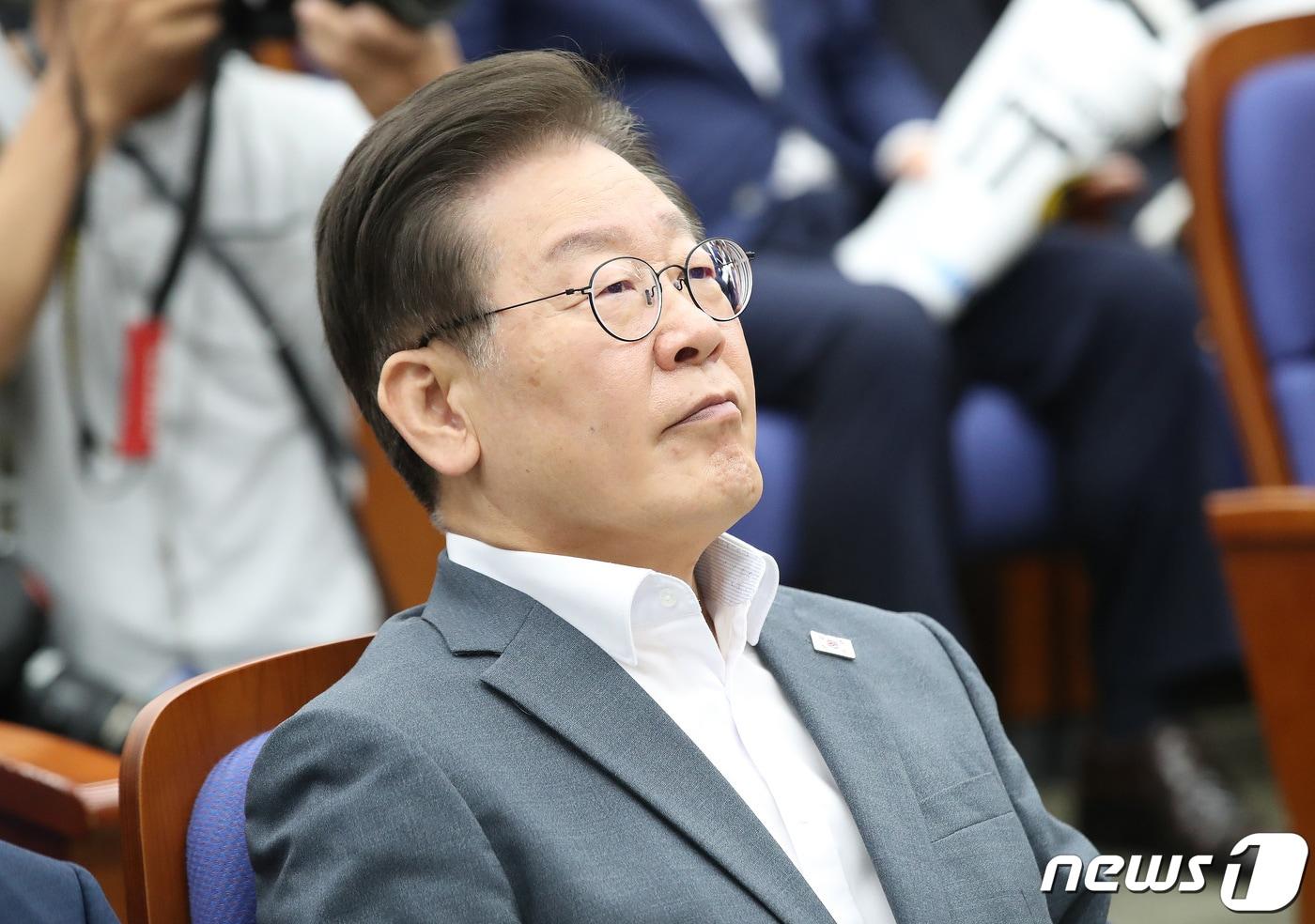 본문 이미지 - 이재명 더불어민주당 대표. 2023.8.24/뉴스1 ⓒ News1 임세영 기자