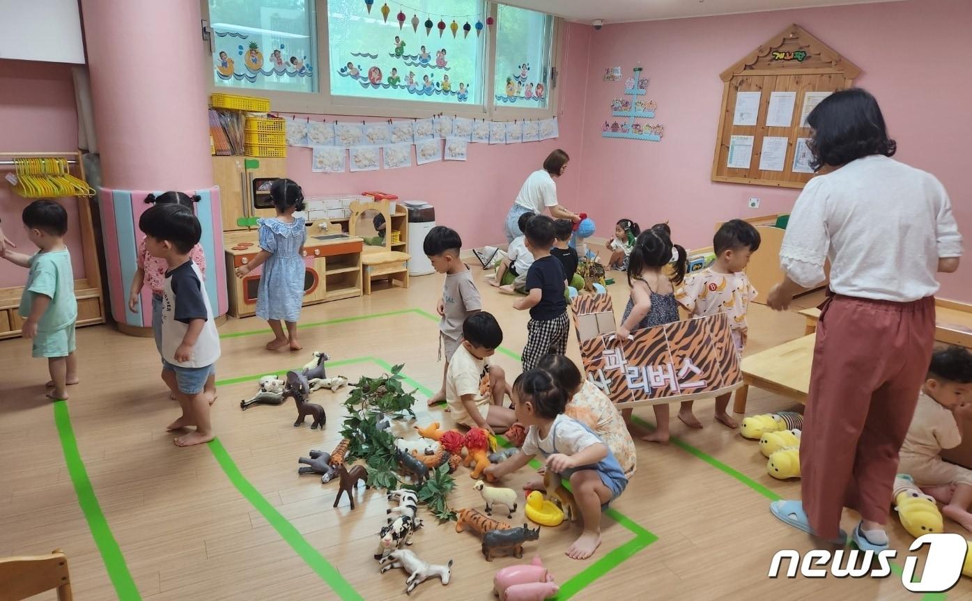 본문 이미지 - 구미시 어린이집 내부 모습(구미시 제공)2023.8.24/뉴스미,구