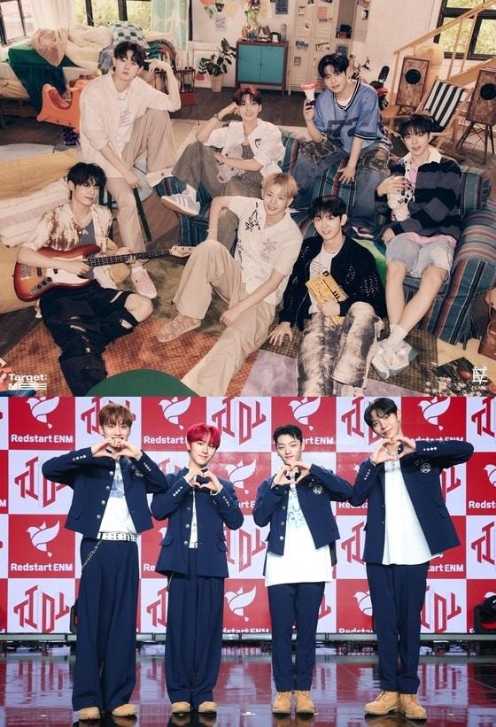 본문 이미지 - 이븐(위), 티아이오티/사진 제공=젤리피쉬엔터테인먼트, 레드스타트이엔엠