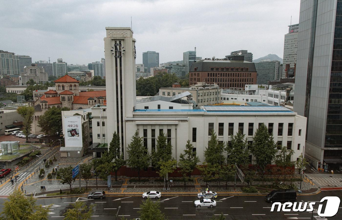 본문 이미지 - 서울 중구 서울 중구 서울시의회 본관. 2023.8.28 ⓒ 뉴스1 이재명 기자