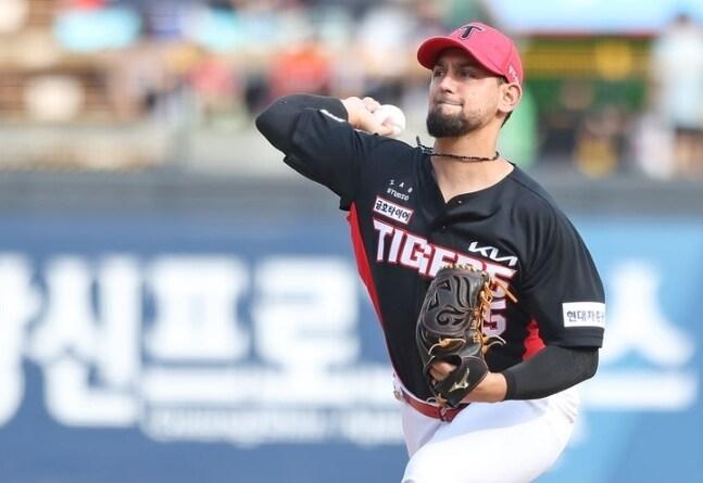 본문 이미지 - KIA 외국인 투수 산체스.(KIA 타이거즈 제공)
