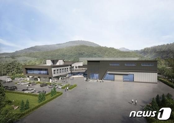 본문 이미지 -  30일 충북 충주시는 수송기계부품 전자파센터를 본격 가동한다고 밝혔다. 사진은 조감도.(충주시 제공)2023.8.30/뉴스1