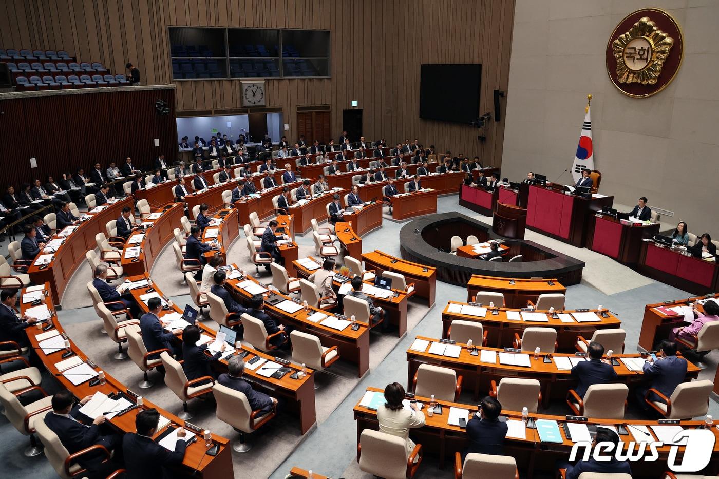 본문 이미지 - 31일 국회에서 예산결산특별위원회 전체회의가 진행되고 있다. 2023.8.31/뉴스1 ⓒ News1 이동해 기자