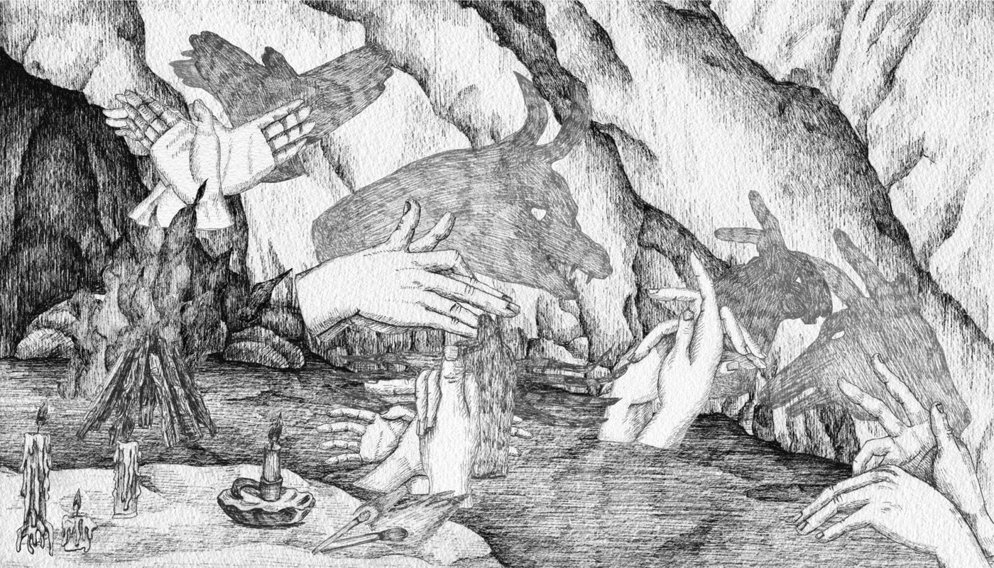 본문 이미지 - 박미라, 페어링, 2023, 2채널 드로잉애니메이션, 4분 22초 (서울시립미술관 제공) 