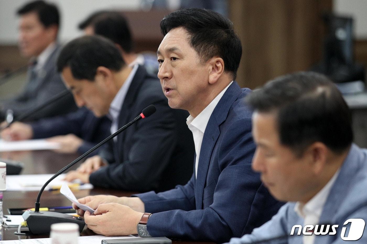 본문 이미지 - 김기현 국민의힘 대표 2023.8.7/뉴스1 ⓒ News1 국회사진취재단