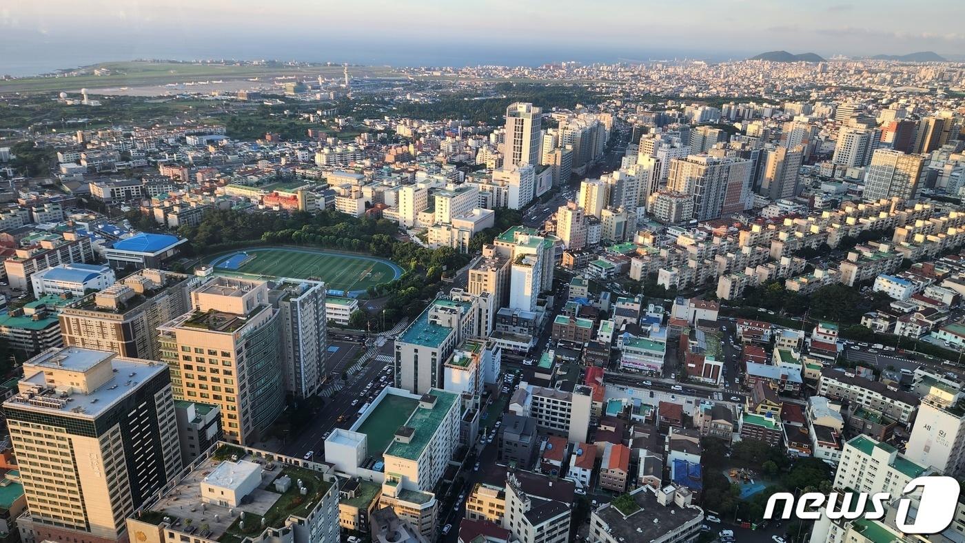 본문 이미지 - 제주시내 전경./뉴스1 