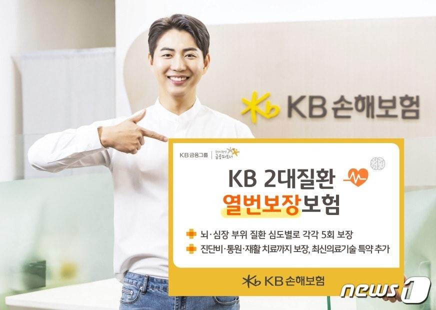 본문 이미지 - KB손해보험, 뇌와 심장을 단계별로 보장하는 신상품 'KB 2대질환 열번보장보험' 출시/사진제공=KB손해보험