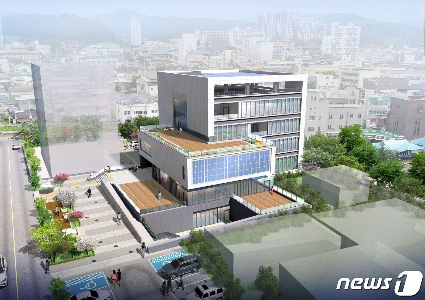 본문 이미지 - 금산행복드림센터 조감도./ 뉴스1 