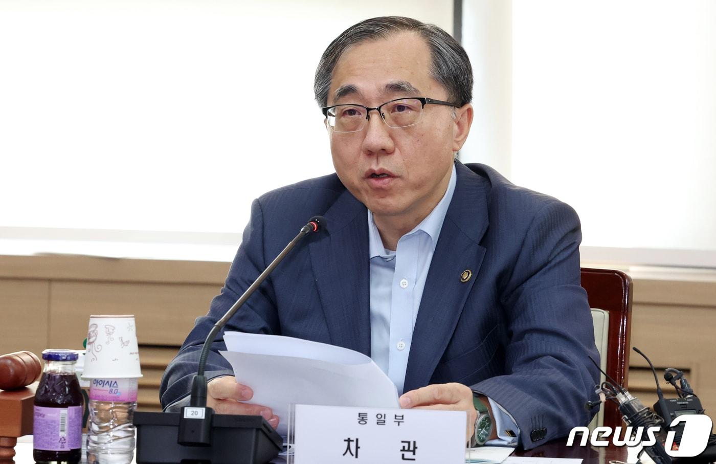 본문 이미지 - 문승현 통일부 차관. 2023.9.1/뉴스1 ⓒ News1 김명섭 기자