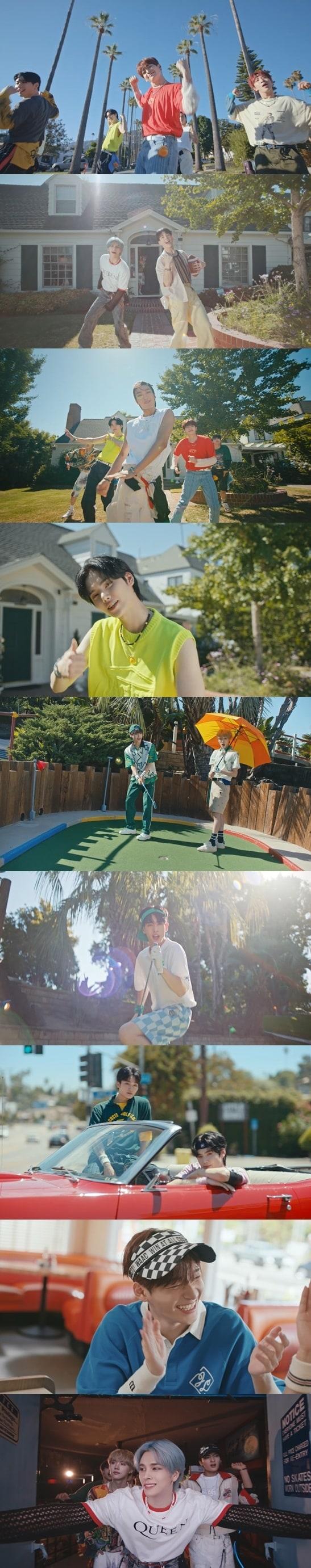 본문 이미지 - 크래비티/'치즈' 뮤직비디오 갈무리