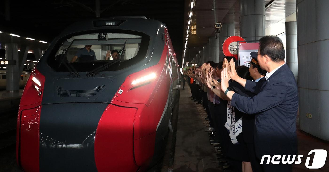 부산~강릉, 부산~청량리 노선에 투입될  'ITX-마음'이 1일 오전 부산 동구 부산역에서 운행을 시작했다. 2023.9.1/뉴스1 ⓒ News1 윤일지 기자