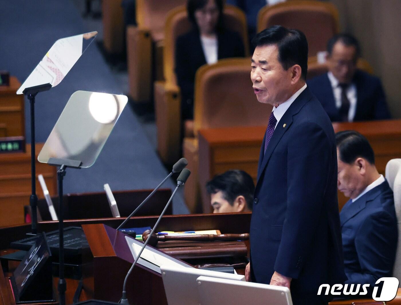 본문 이미지 - 김진표 국회의장. 2023.9.1/뉴스1 ⓒ News1 송원영 기자
