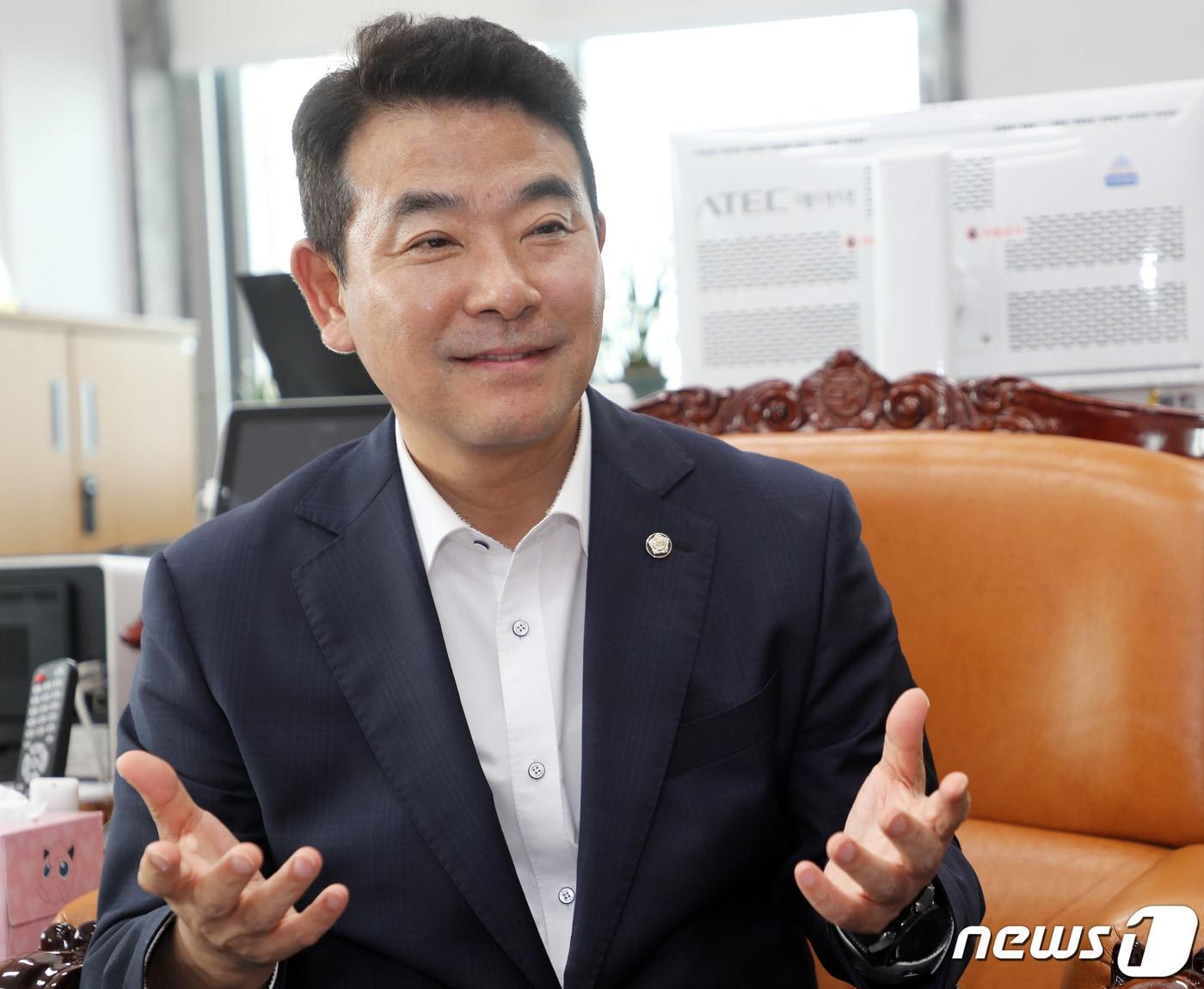본문 이미지 - 박정 국회 환경노동위원회 위원장.2023.9.3./뉴스1 ⓒ News1 오미란 기자