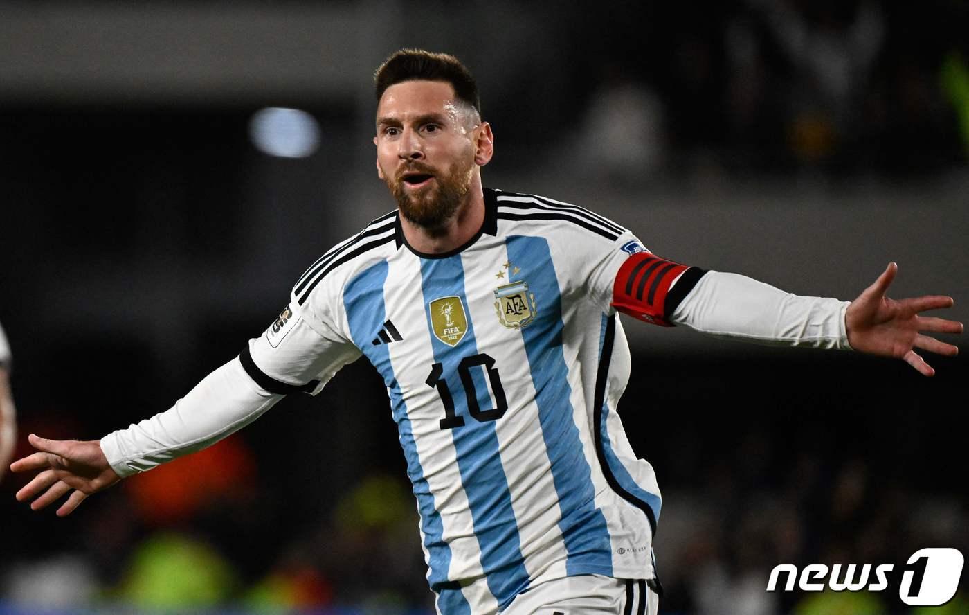 아르헨티나 축구대표팀 주장 메시. ⓒ AFP=뉴스1