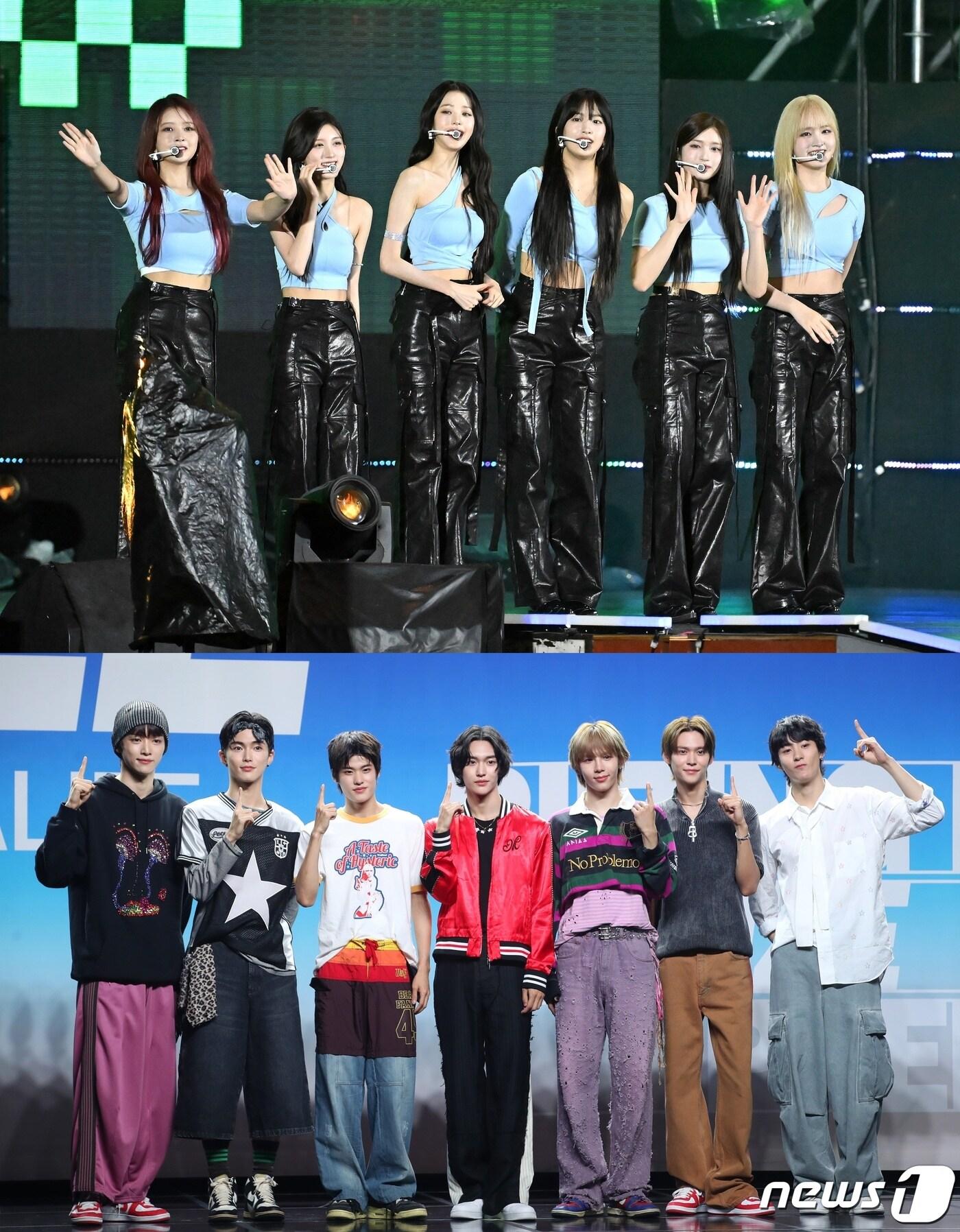 본문 이미지 - 그룹 아이브(위쪽), 라이즈 ⓒ 뉴스1