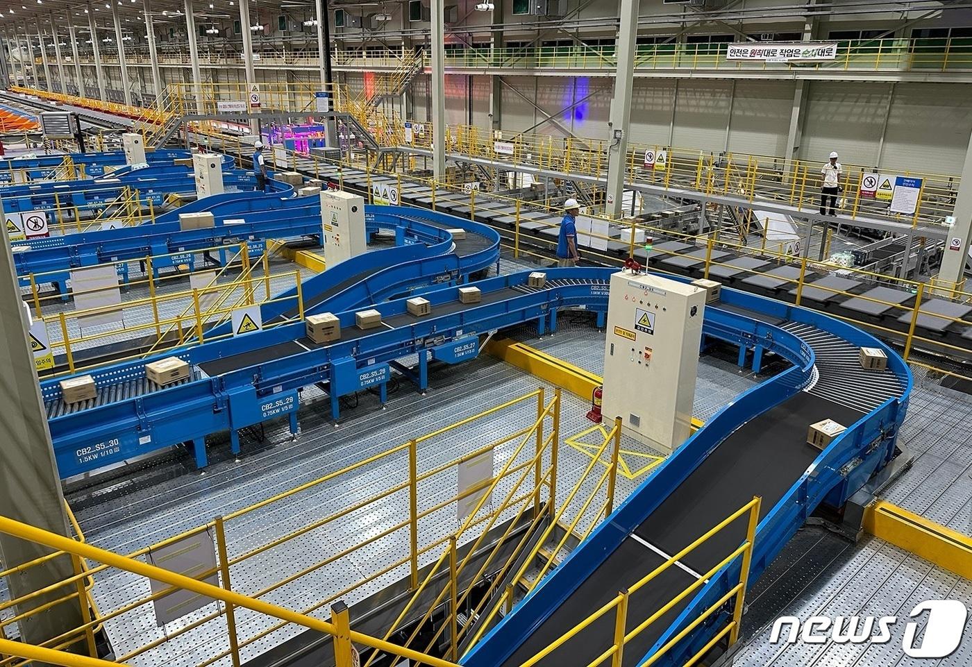 CJ대한통운 안성 MP허브터미널.(CJ대한통운 제공) 