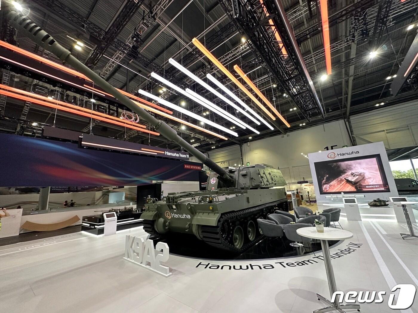 본문 이미지 - 한화에어로스페이스는 12~15일 영국서 열리는 글로벌 방산전시회에 K9A2 자주포를 전시한다.(한화에어로스페이스 제공)ⓒ 뉴스1