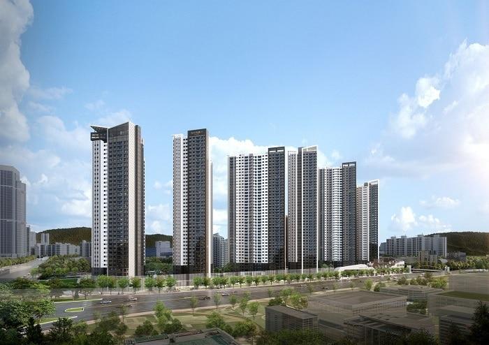 본문 이미지 - 대우건설 부산 더비치 푸르지오 써밋 투시도.(대우건설 제공)