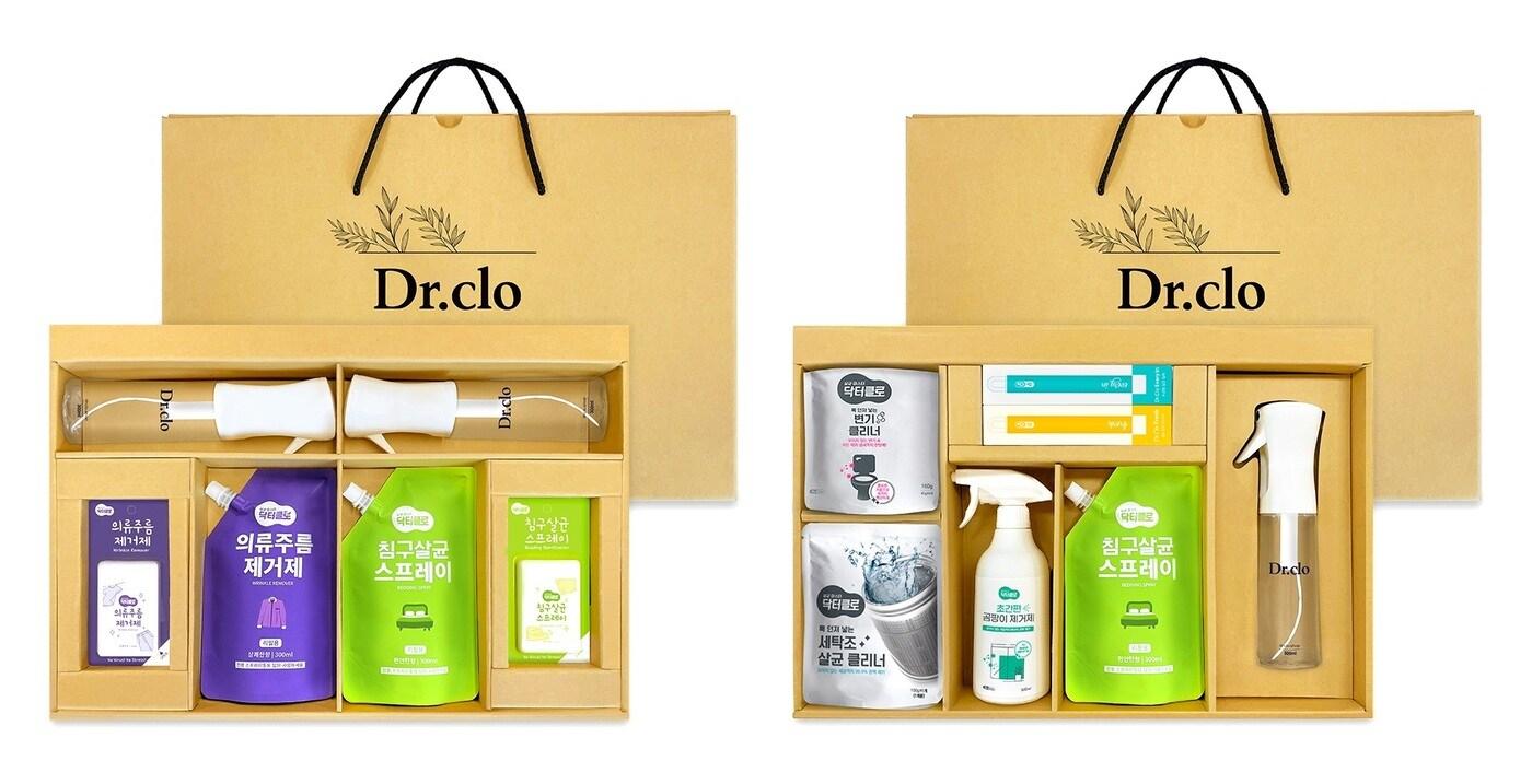 (왼쪽부터) 닥터클로 추석선물세트 A, B. 사진제공=닥터클로