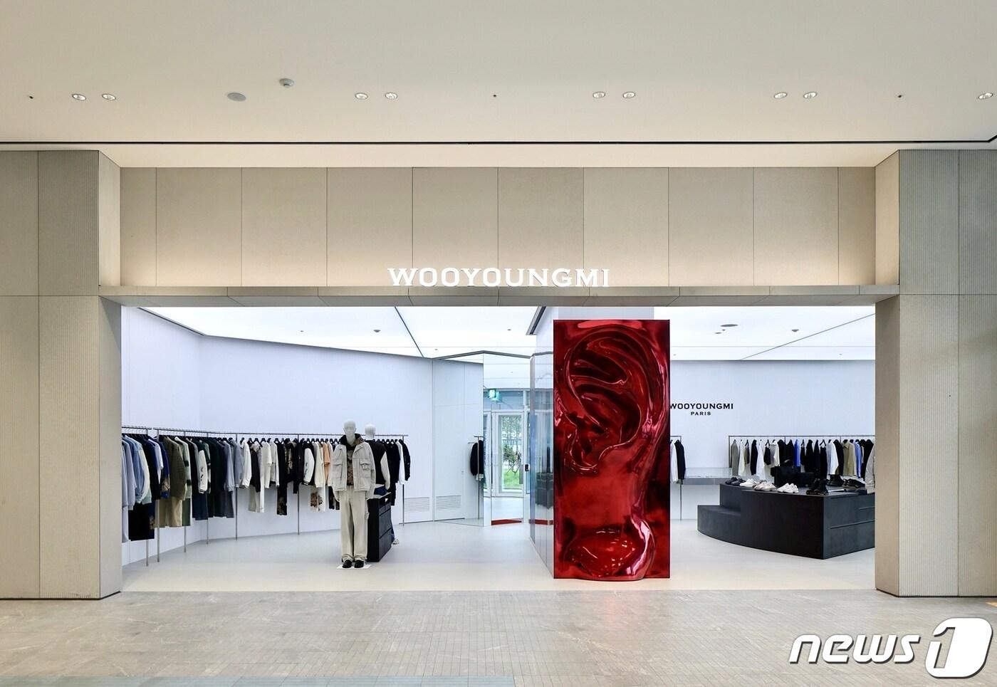 우영미 매장 모습.(롯데백화점 제공)