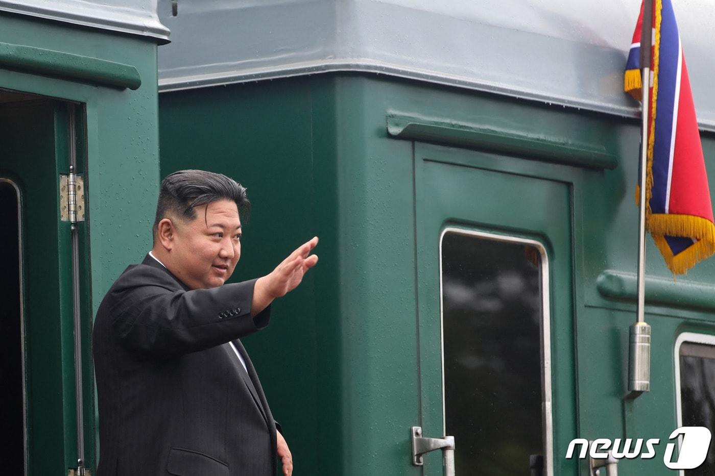 본문 이미지 - 김정은 북한 노동당 총비서. 2023.9.17 ⓒ AFP=뉴스1