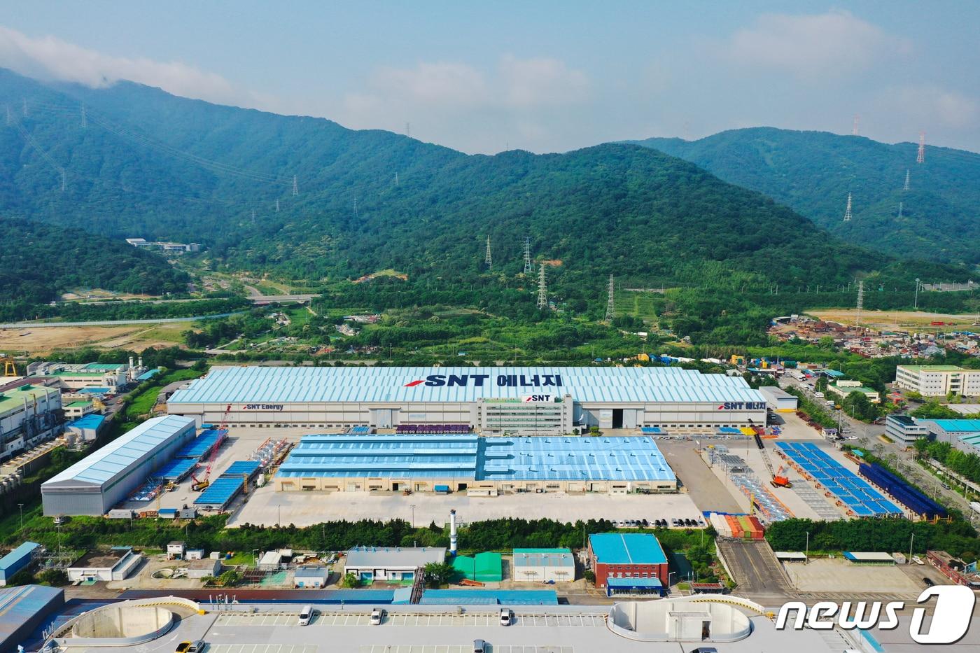 SNT에너지 창원공장 전경.(SNT에너지 제공)