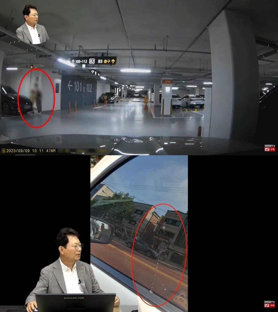 본문 이미지 - (유튜브 채널 '한문철TV' 갈무리)