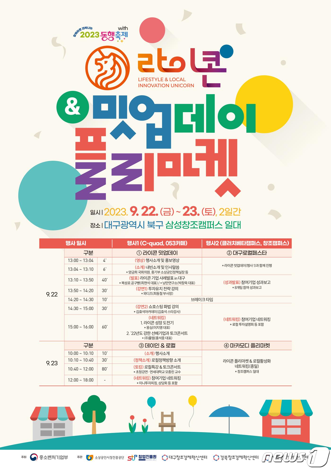 본문 이미지 - 중소벤처기업부 '강한소상공인 밋업 데이&플리마켓' 행사 개최(중소벤처기업부 제공)