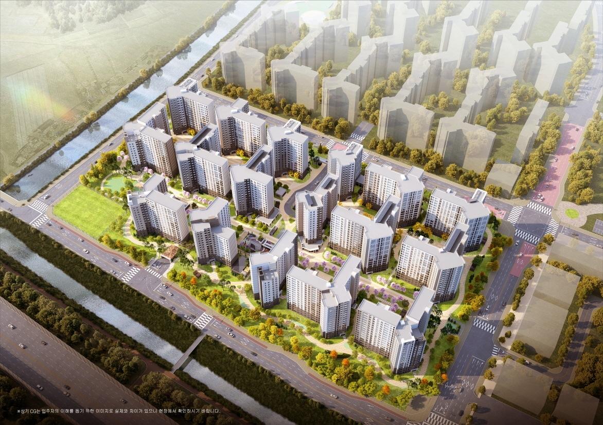 본문 이미지 - '고촌센트럴자이' 조감도(GS건설).