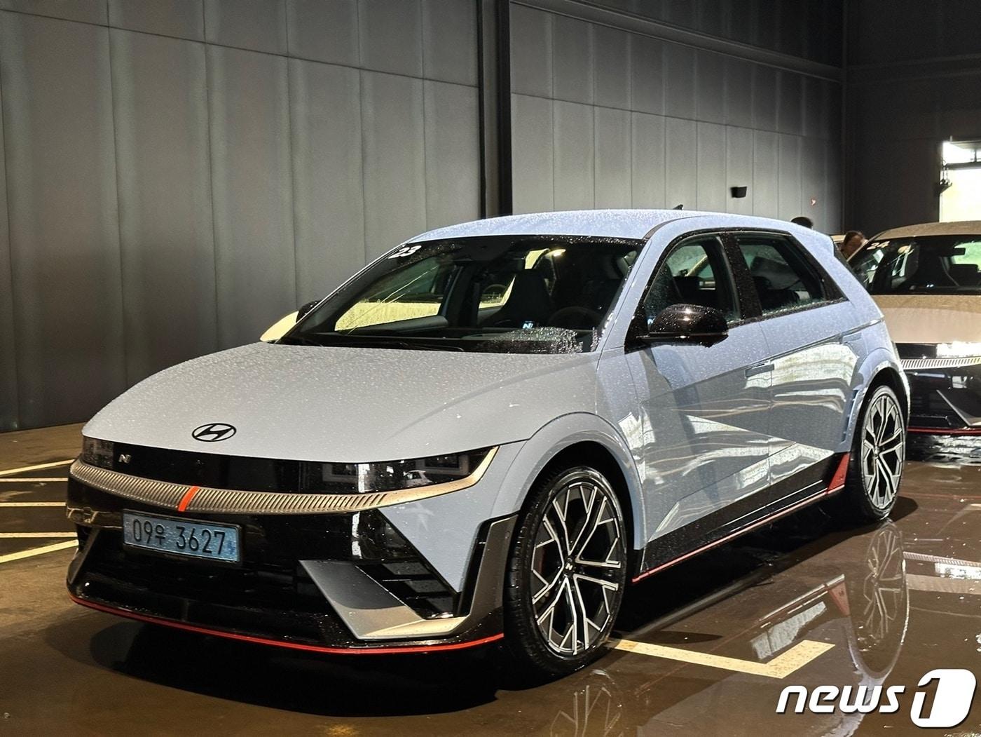 본문 이미지 -  현대차의 첫 고성능 전기차 '아이오닉5 N'ⓒ 뉴스1 이동희 기자