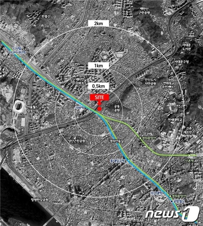 본문 이미지 - 서대문구 연희동 446-27 일원 위치도(서울시 제공).