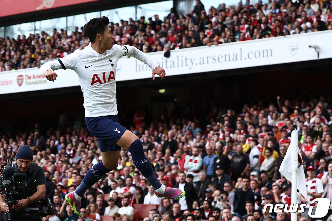 토트넘의 손흥민. ⓒ AFP=뉴스1