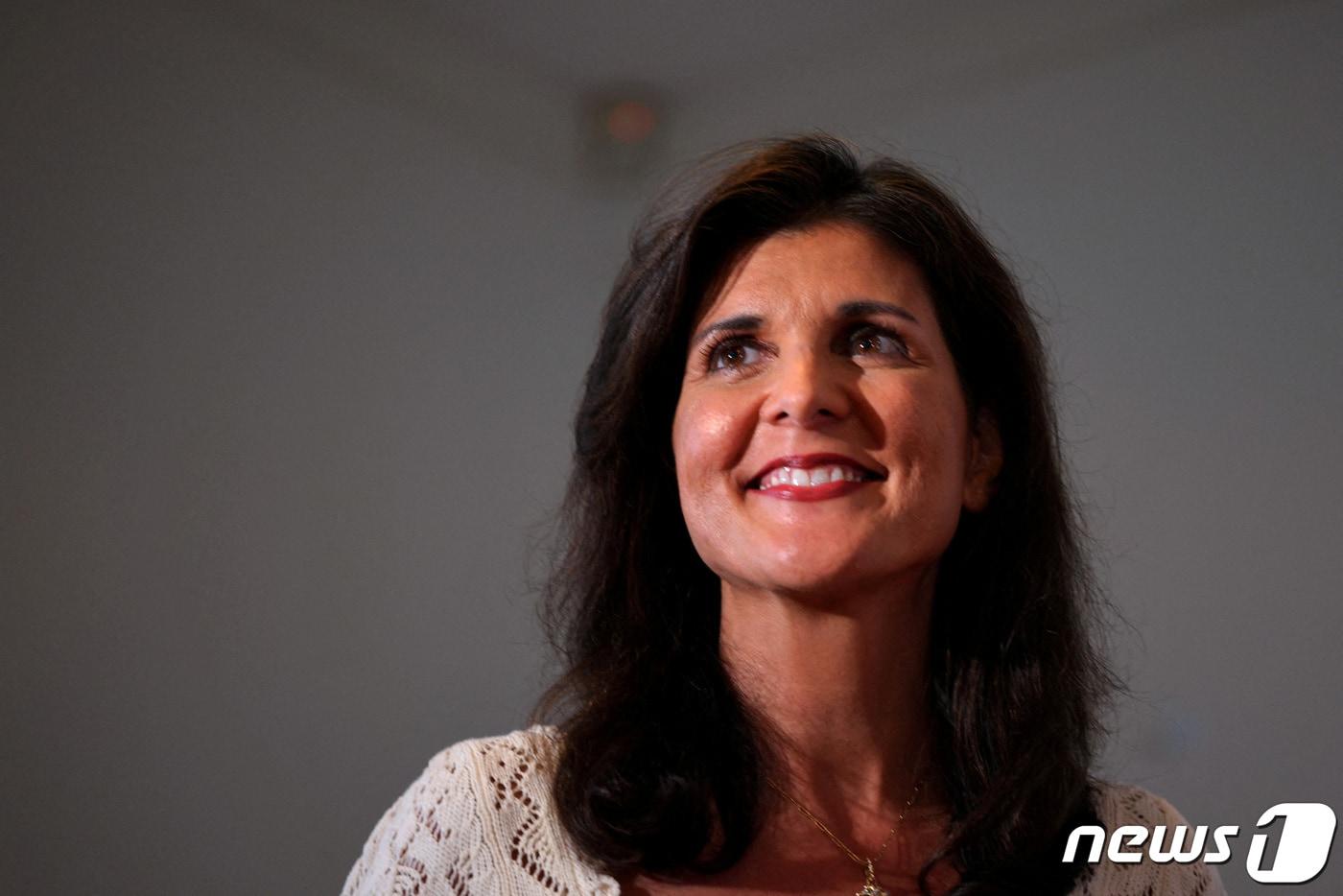 본문 이미지 - 미국 공화당 대선후보 경선에 나선 니키 헤일리 전 주유엔 미국 대사. 2023.9.26. ⓒ 로이터=뉴스1 ⓒ News1 김기성 기자