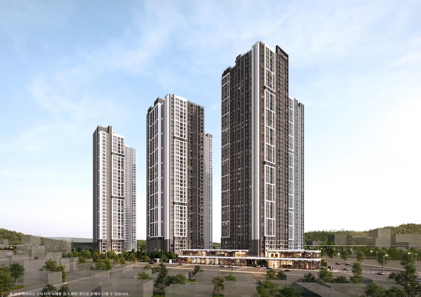 '더샵 의정부역 링크시티' 투시도./포스코이앤씨 제공