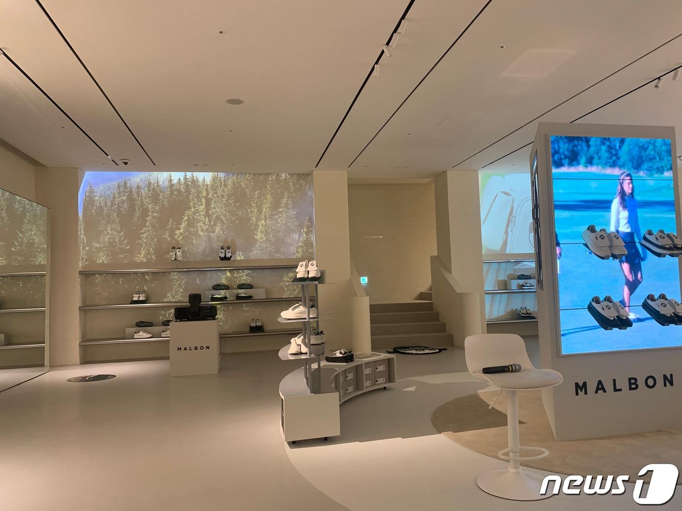 본문 이미지 - 말본골프 쇼케이스 모습. 2023.09.26/뉴스1 ⓒ News1 장성희 기자