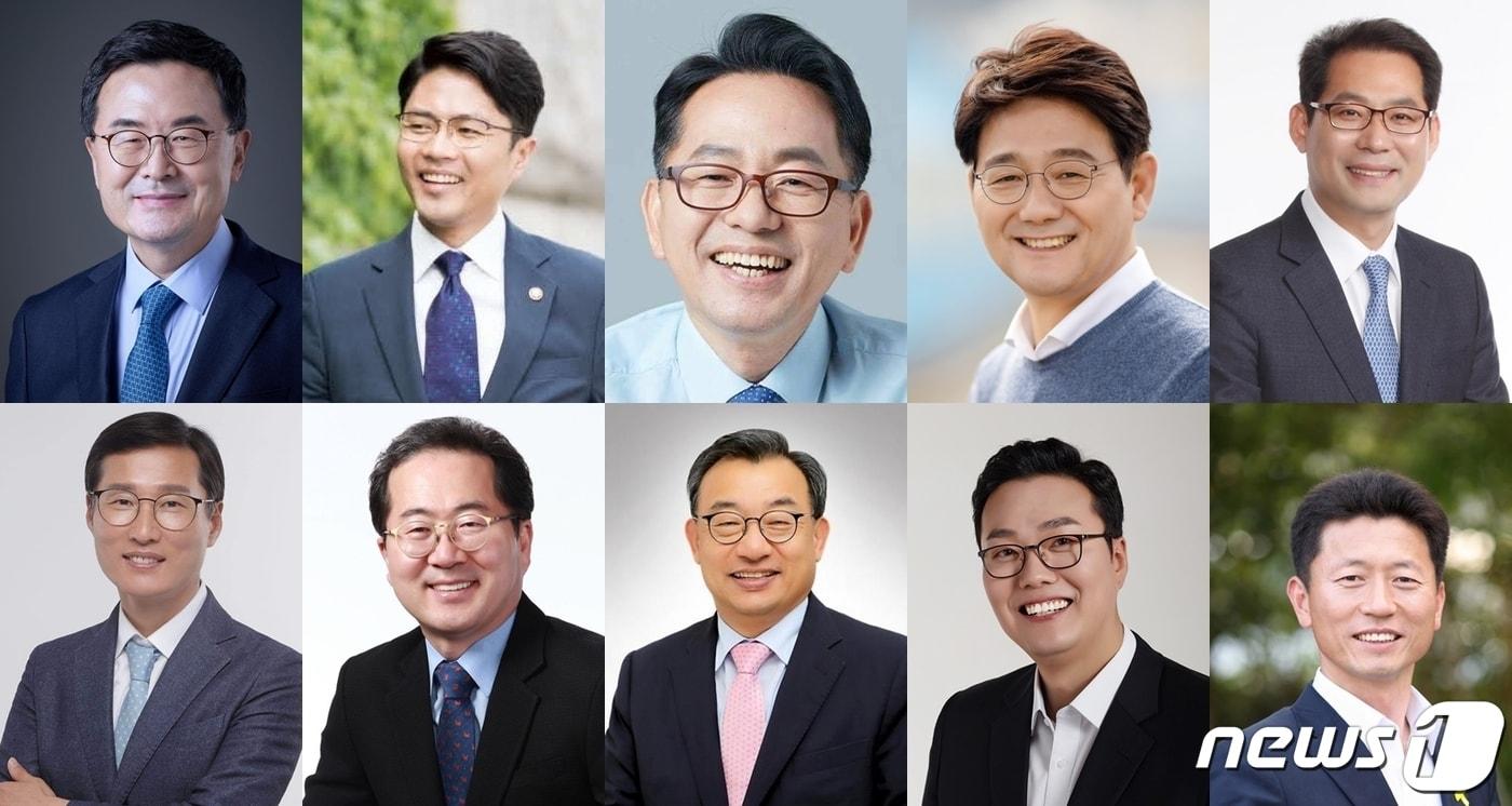본문 이미지 - 제22대 국회의원 선거 전남 순천·광양·곡성·구례갑 출마 예상자. 왼쪽 상단부터 시계방향으로 소병철 더불어민주당 의원, 김광진 광주시 문화경제부시장, 김문수 이재명 민주당 당대표 특보, 서갑원 전 국회의원, 손훈모 변호사, 이성수 진보당 전남도당 위원장, 천하람 국민의힘 순천갑 당협위원장, 이정현 전 국회의원, 허석 전 순천시장, 조용우 전 청와대 비서관.2023.9.27/뉴스1 ⓒ News1