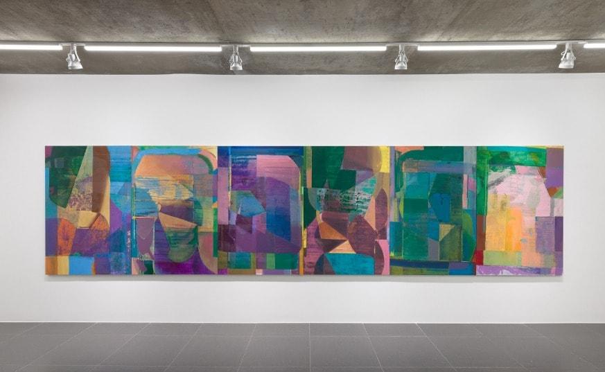 본문 이미지 - '다중선 그리기'(Multiline Rendering) 전시 전경, 마테리오 갤러리, 2023. 출처: 마테리오 갤러리. 사진: 온아트 스튜디오.