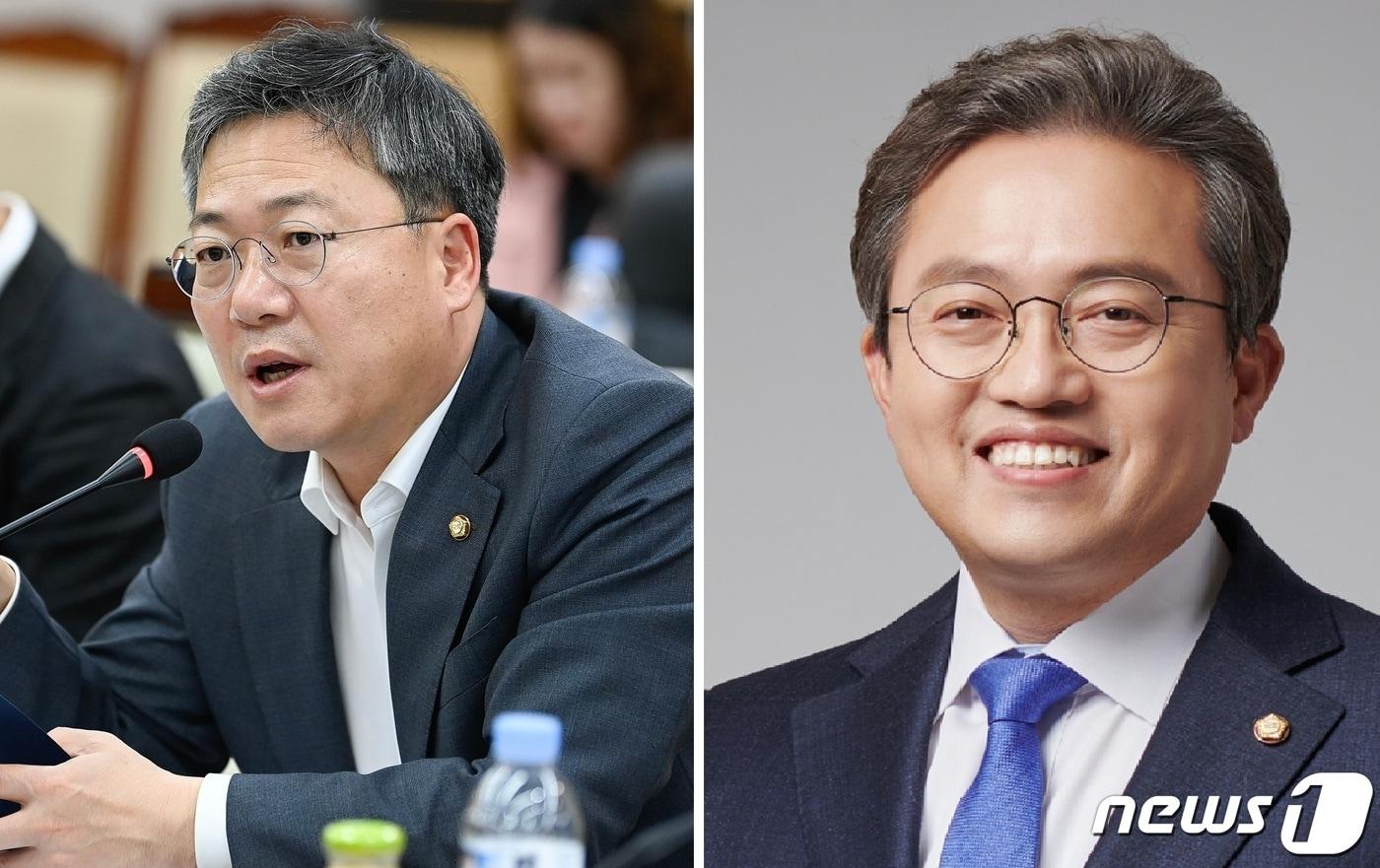 본문 이미지 - 박정하 국민의힘 원주시 갑 국회의원(왼쪽)과 송기헌 더불어민주당 원주시을 국회의원. (박정하·송기헌 의원실 제공) 2023.6.28/뉴스1