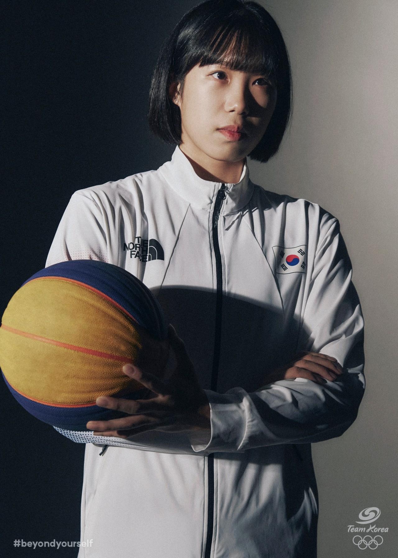 본문 이미지 -  여자 농구 3x3 대표팀 이다연. (대한체육회 제공)