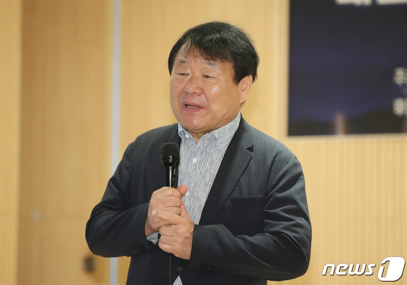 본문 이미지 - 염홍철 충청 유니버시아드대회 조직위원장. 2023.9.4 ⓒ 뉴스1 김기태 기자